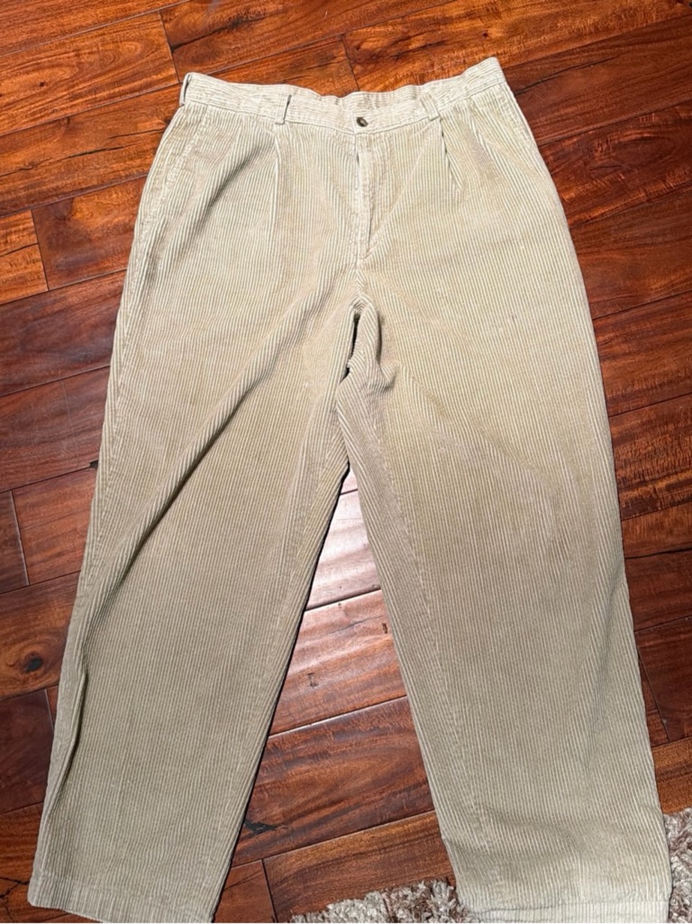 Claiborne Men's Corduroy Pants in Light Taupe 36 x 32
